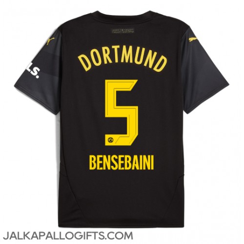 Borussia Dortmund Ramy Bensebaini #5 Vieraspaita 2024-25 Lyhythihainen